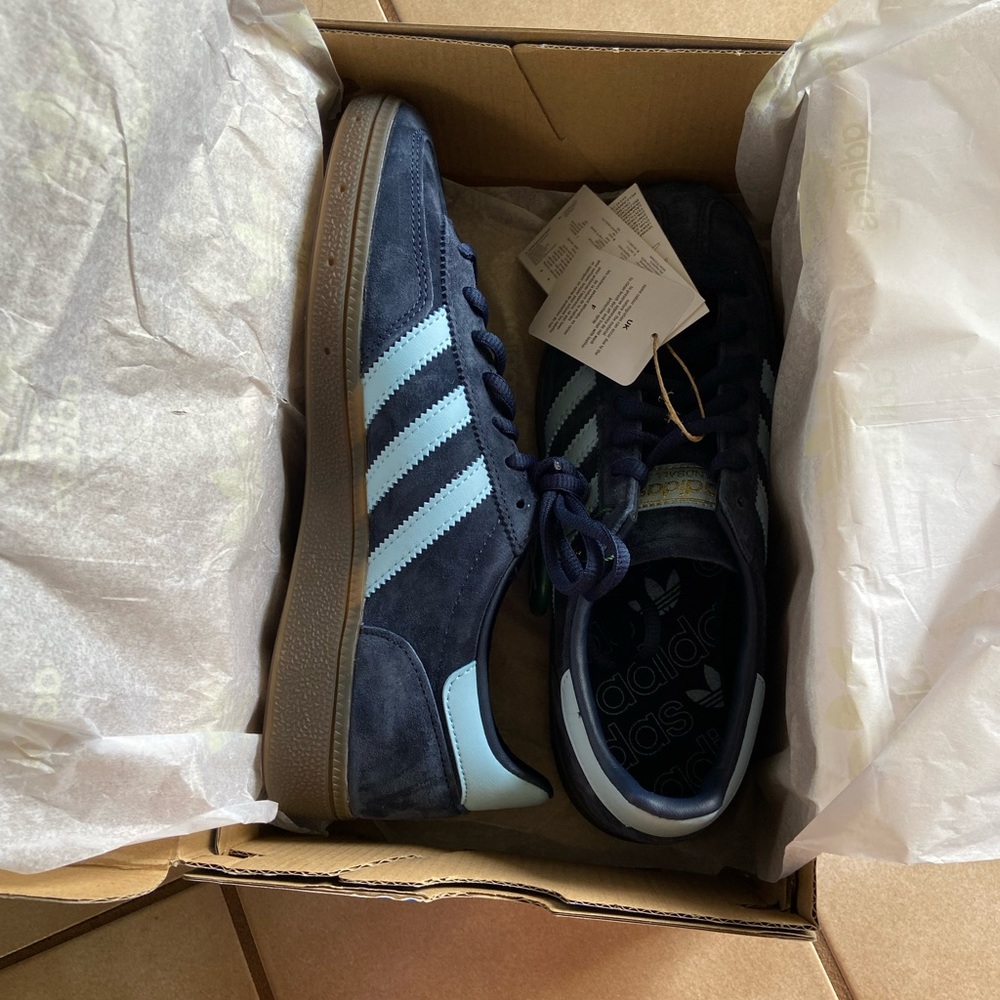 Absolutely brand new adidas Handball Spezial Navy blue from stockx